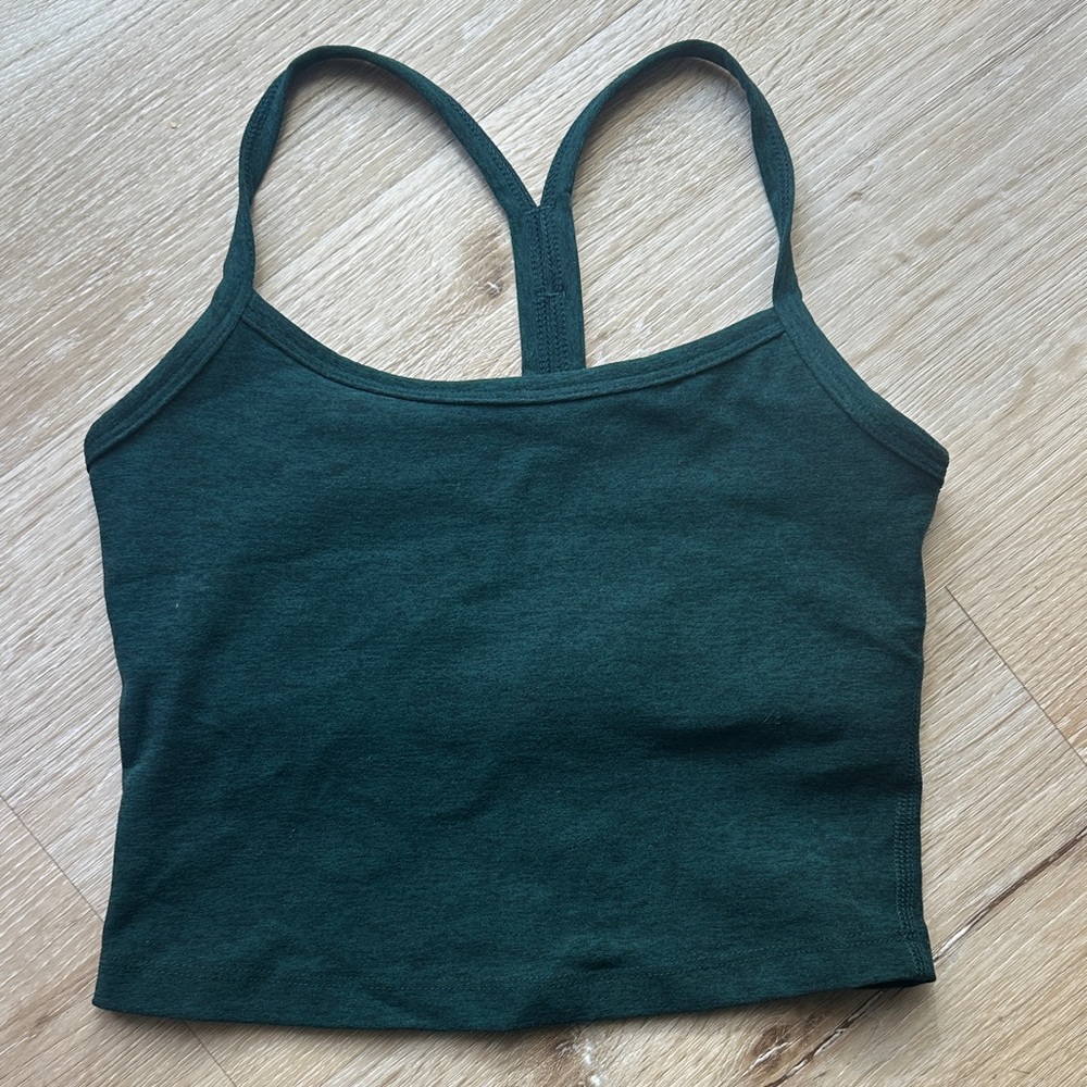 Spacedye Slim Racerback Cropped Tank